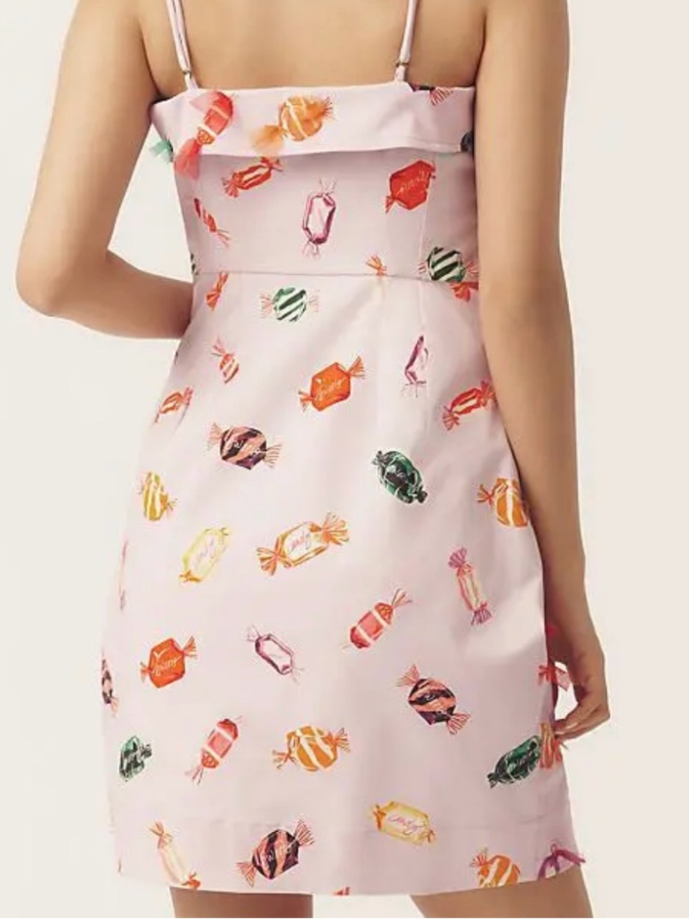 Maeve Anthropologie Printed Buttondown Mini Dress NWT Size 2 Pink “3D Candy” - Picture 3 of 15